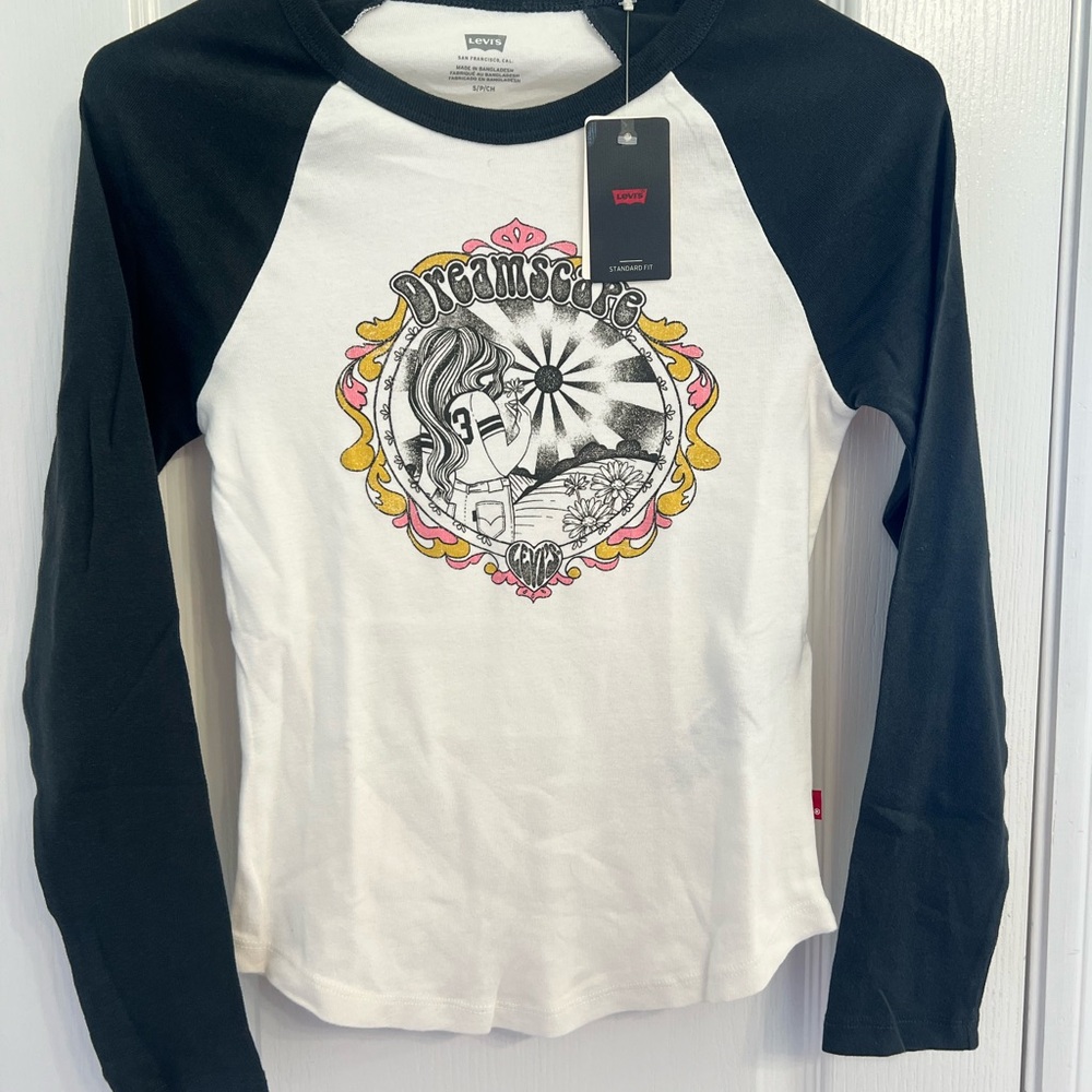 Levi's Black and White Dreamscape Graphic Tee